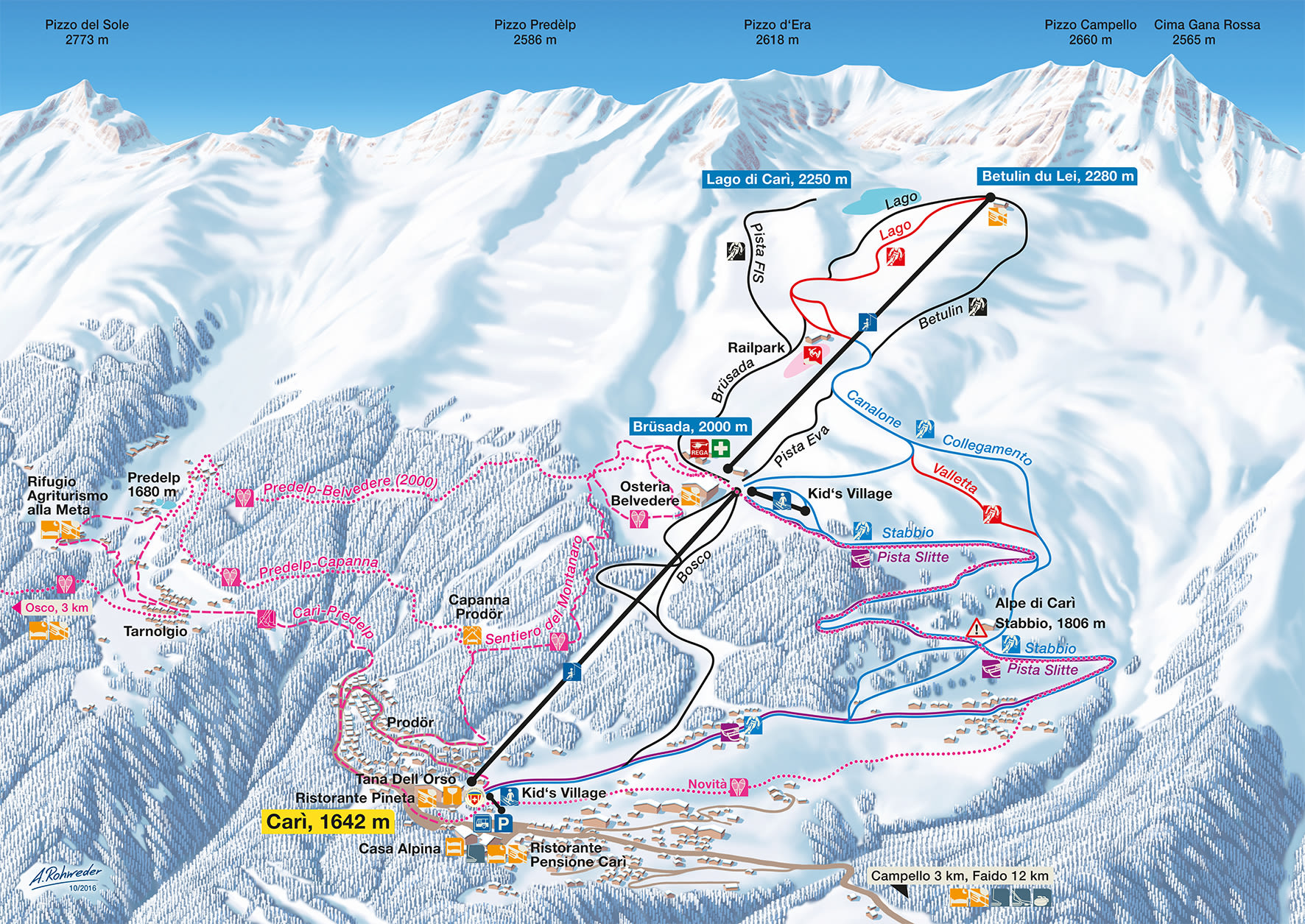 Bollettino Neve Carì: Meteo, Bollettino Piste E Altezza Neve | Svizzera ...